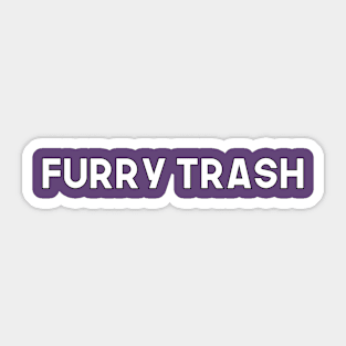 Furry Trash Sticker